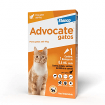 ADVOCATE GATOS ATÉ 4KG (0,4ML - 1 PIPETA)