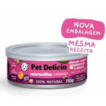 PET DELICIA GATOS MARAVILHA DE FRANGO 110G
