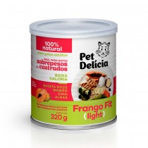 PET DELICIA GATOS FRANGO FIT LIGHT 320g