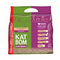 GRANULADO HIGIÊNICO KAT BOM TRADICIONAL PARA GATOS 6KG
