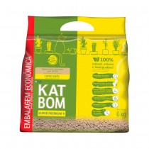 GRANULADO HIGIÊNICO KAT BOM CAPIM LIMÃO PARA GATOS 6KG