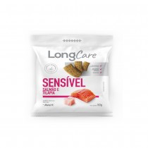 SNACK LONGCARE FUNCIONAL SENSÍVEL PARA CÃES ADULTOS SABOR SALMÃO E TILÁPIA 50G