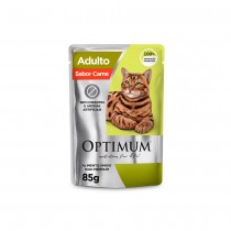 OPTIMUM CAT SACHE ADULTO CARNE 85 GR