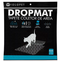 TAPETE PRETO CAIXA DE AREIA GATOS EXG - 100x68cm