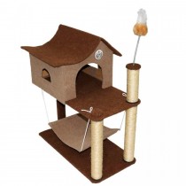 ARRANHADOR ROOF CARPETE MARROM/BEGE