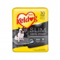 KELDOG TAPETE HIGIÊNICO SLIM CARVAO ATIVADO (30 UN)