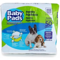 TAPETE HIGIENICO BABY PADS 60X65CM - 50 UNIDADES