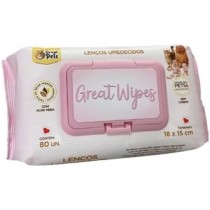 LENÇO UMEDECIDO GREAT PETS 80UND