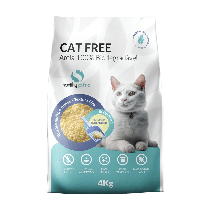 AREIA HIGIENICA CAT FREE GRAOS FINOS 4KG