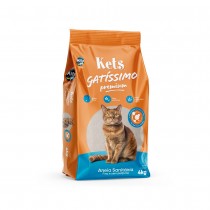 AREIA HIGIÊNICA GATISSIMO S/PERFUME 12KG