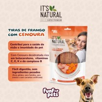 ITS NATURAL TIRAS DE FRANGO E CENOURA 60g