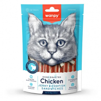 WANPY MINI CORACOES DE FRANGO E PEIXE 80G