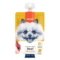 WANPY CREAMY SACHE DE CARNE CENOURA E ERVILHA 90G