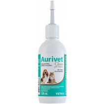 AURIVET CLEAN PH NEUTRO - LIMPEZA OTOLÓGICA (120ML)