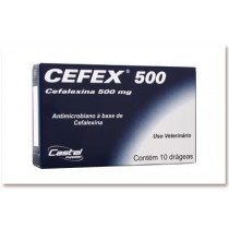 CEFEX 500 MG 10 DRAGEAS CEFALEXNIA 