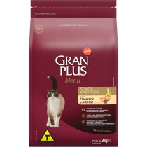 GRAN PLUS GATOS SENIOR CASTRADO FRANGO E ARROZ 3KG