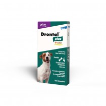 DRONTAL 10KG PLUS SABOR CARNE 4 COMPRIMIDOS