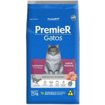 PREMIER AMBIENTES INTERNOS GATOS CASTRADOS 7 A 11 ANOS - FRANGO (7,5 KG)