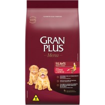 GRAN PLUS MENU FILHOTE MÉDIOS/GRANDE CARNE E ARROZ 10,1KG