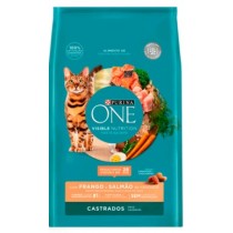 PURINA ONE GATO CASTRADO FRANGO E CARNE 7,5KG