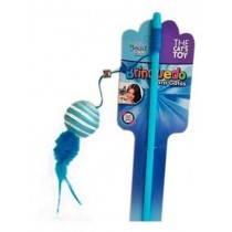 BRINQUEDO GATO VARINHA C / BOLINHA CETIM