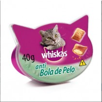 WHISKAS TEMPTATIONS ANTI BOLA DE PELO 40GR