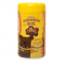 LENÇOS UMEDECIDOS CAT DOG & CIA BEBÊ PARA CÃES E GATOS