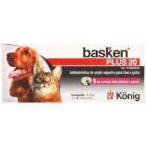 BASKEN PLUS 20 550 MG 4 COMP.