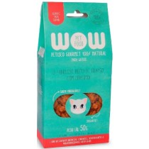 WOW PETISCO NATURAL PARA GATOS FRANGO COM CURCUMA 50G