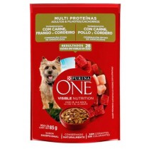 SACHE PURINA ONE CAES MULTI PROTEINA 85G