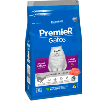 PREMIER AMBIENTES INTERNOS GATOS PELOS LONGOS SALMÃO 1,5KG