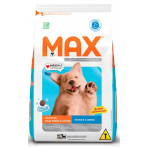 MAX CAES FILHOTES FRANGO E ARROZ 15KG