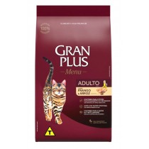 RAÇÃO GRAN PLUS GATOS ADULTOS FRANGO/ARROZ 10,1KG