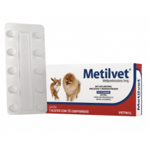 METILVET 5MG  10COMP