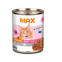 MAX CAT ADULTO PATÊ - SALMÃO (280G)