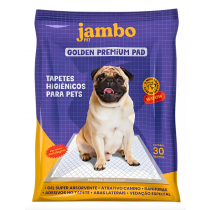 TAPETE HIGIENICO GOLDEN PREMIUM 80X60CM COM 30 UNIDADES