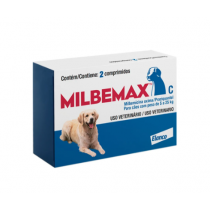 MILBEMAX CÃES 5-25KG (2 COMPRIMIDOS)