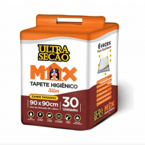 TAPETE HIGIÊNICO ULTRA SECÃO MAX (90X90CM- 30 UNIDADES)