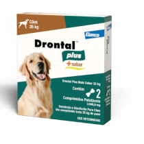 DRONTAL PLUS SABOR CARNE 35 KG - 2 COMPRIMIDOS