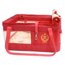 BOLSA AERIAL PET ---GOL --- VERMELHA  43X32X24 CM