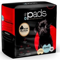 DR PADS BLACK TAPETE HIGIENICO 80X60 30 UN