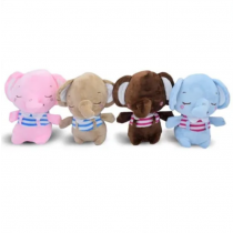 BICHINHO DE PELUCIA MEU PET ELEFANTINHO COLORIDO