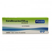 ENROFLOXACINO 150 MG C 10