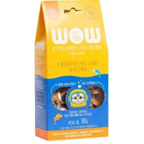 WOW PETISCO NATURAL PARA GATOS PEIXE COM ERVAS FINAS 30G