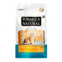 FÓRMULA NATURAL LIFE - GATO CASTRADO FRANGO (10,1KG)