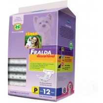 FRALDA DESCARTAVEL P C 12 UN