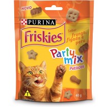 PETISCOS FRISKIES PARA GATOS - FRANGO, FÍGADO E PERU