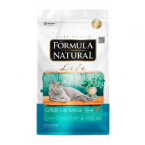 FÓRMULA NATURAL LIFE - GATO CASTRADO SALMÃO (10,1KG)
