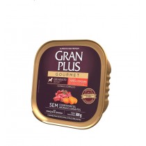PATÊ GRAN PLUS GOURMET, CÃO ADULTO - CARNE E CENOURA (300g)