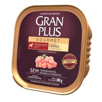 PATÊ GRAN PLUS GOURMET, CÃO FILHOTE - FRANGO (300g)